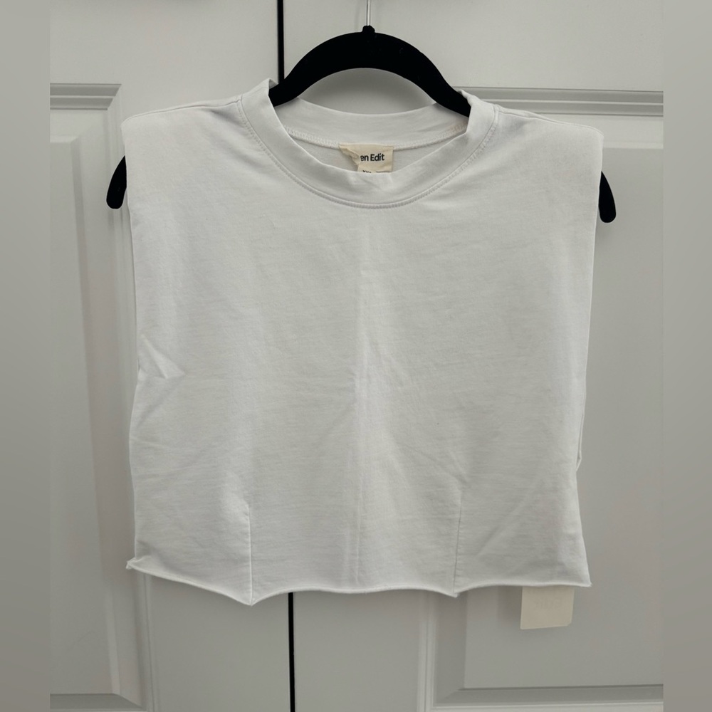 NWT Open Edit Oversized Cropped Tank